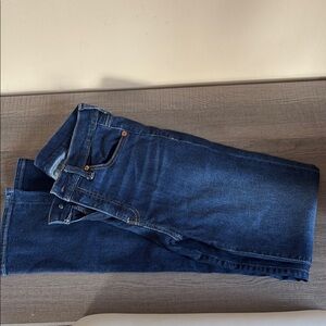 GAP Blue Straight Leg Jeans with Classic Indigo Wash